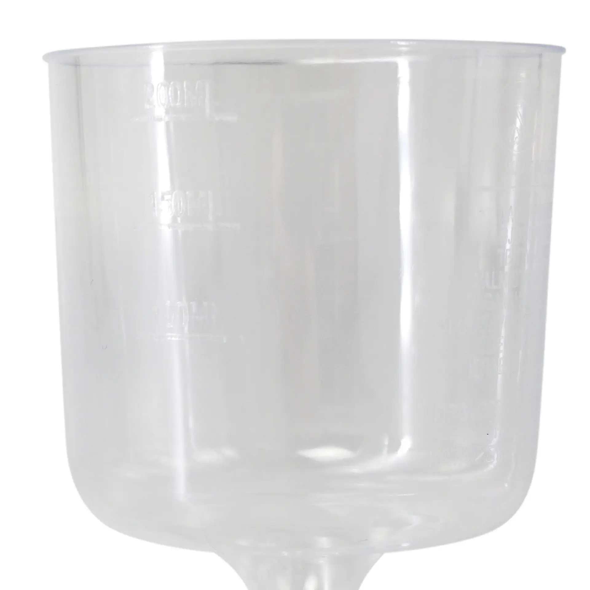 Weinglas to go, 200 ml, wiederverwendbar, transparent