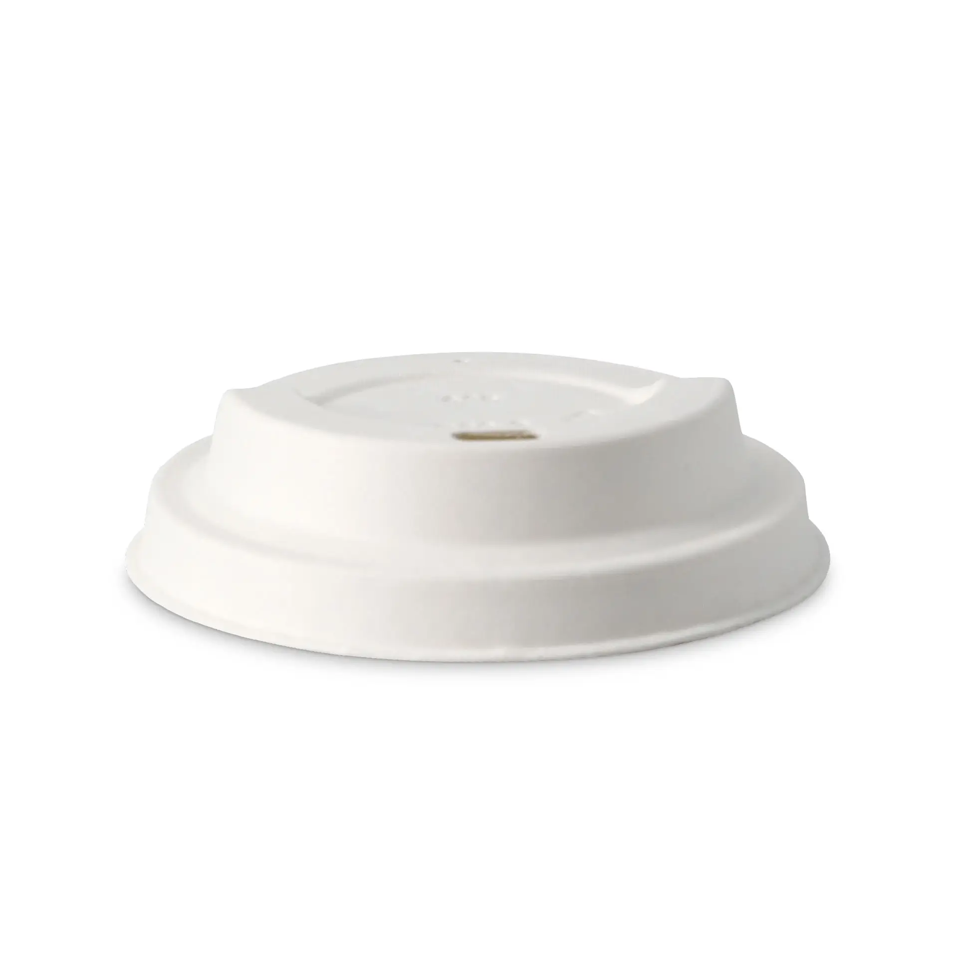 Papp-Deckel Ø 80 mm, weiß, Trinköffnung