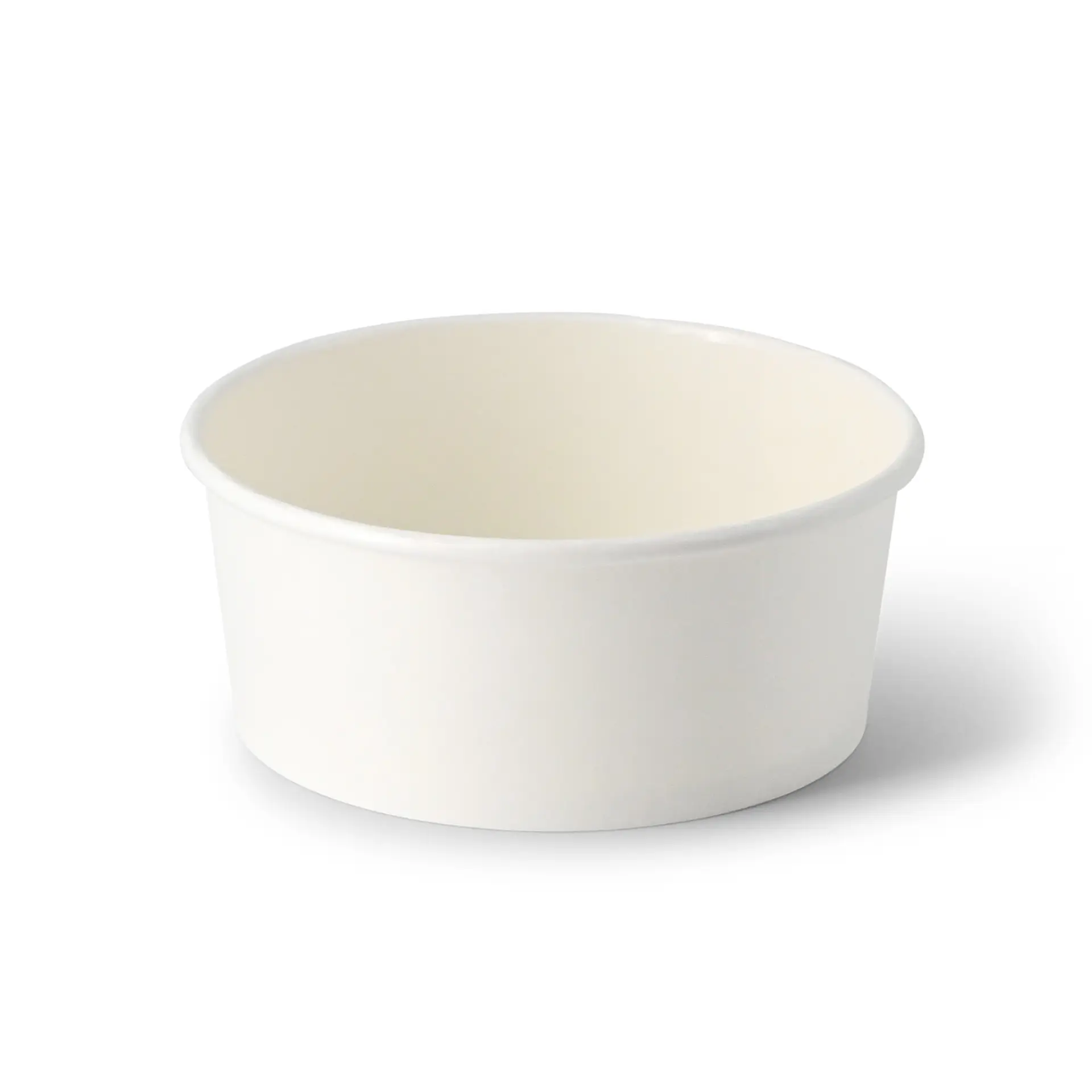 Kartonschale / Salatschale (bio-beschichtet) 650 ml, Ø 150 mm, weiß