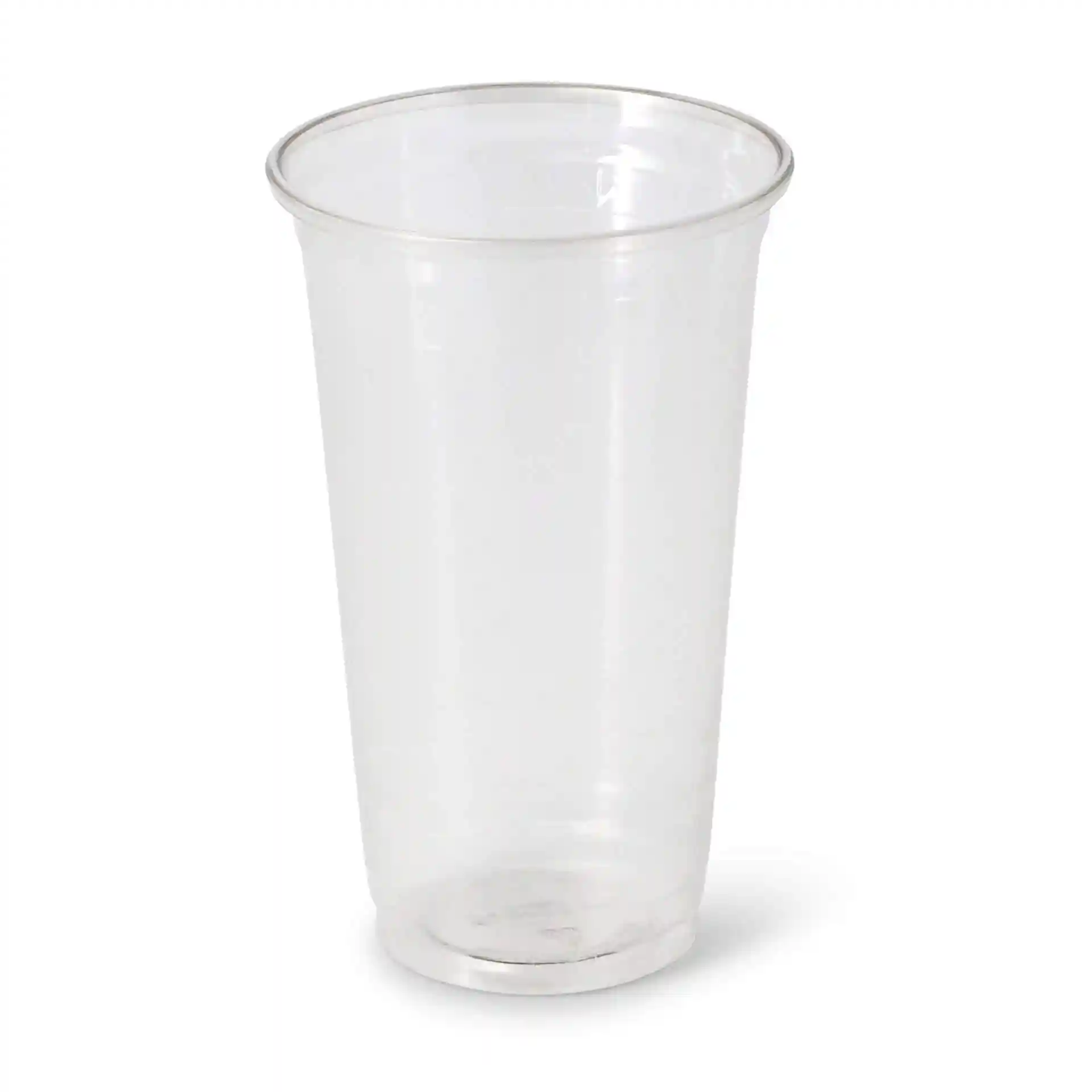 Przezroczysty kubek rPET 20 oz o średnicy 95 mm i wysokości 151 mm.