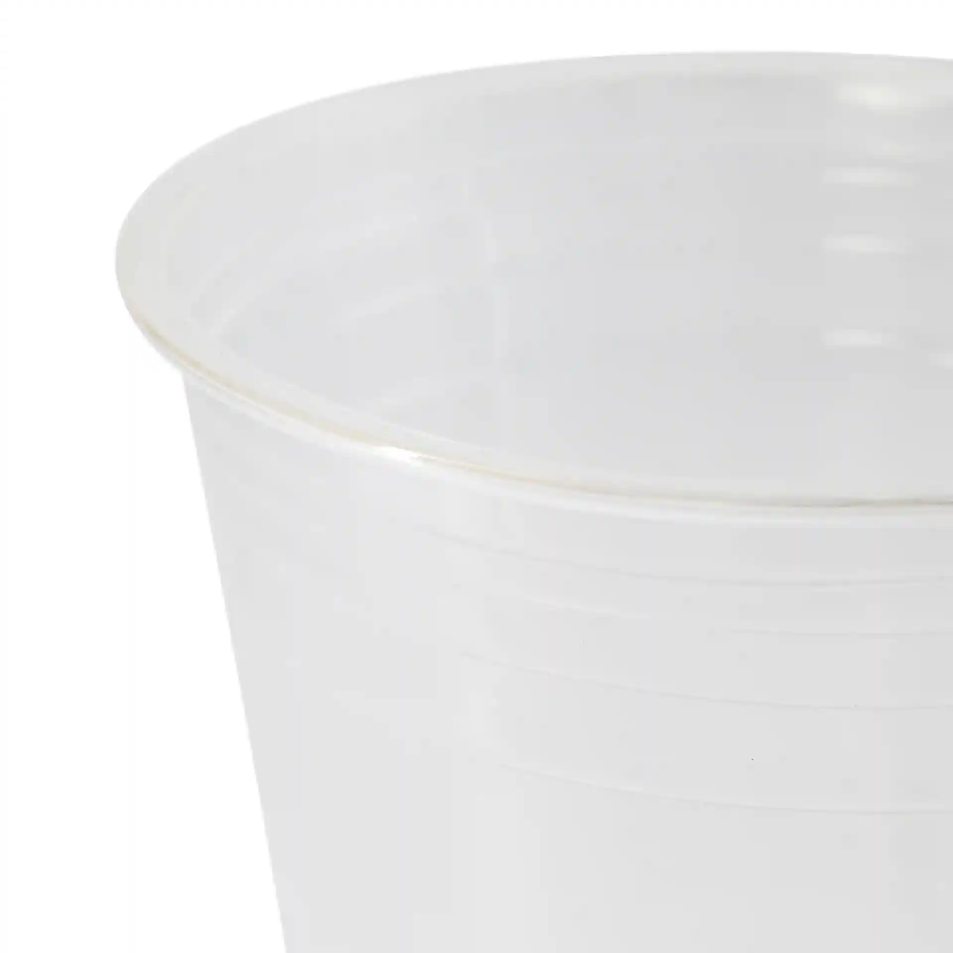 Przezroczysty kubek PLA o średnicy 95 mm i wysokości 125 mm, zaprojektowany na pojemność 400 ml.