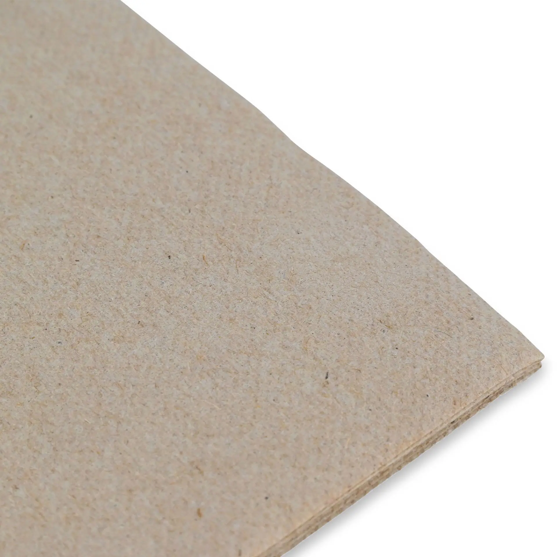 Obraz niebielonych serwetek papierowych z recyklingu z nadrukowanym symbolem recyklingu i tekstem "100% materiału z recyklingu".