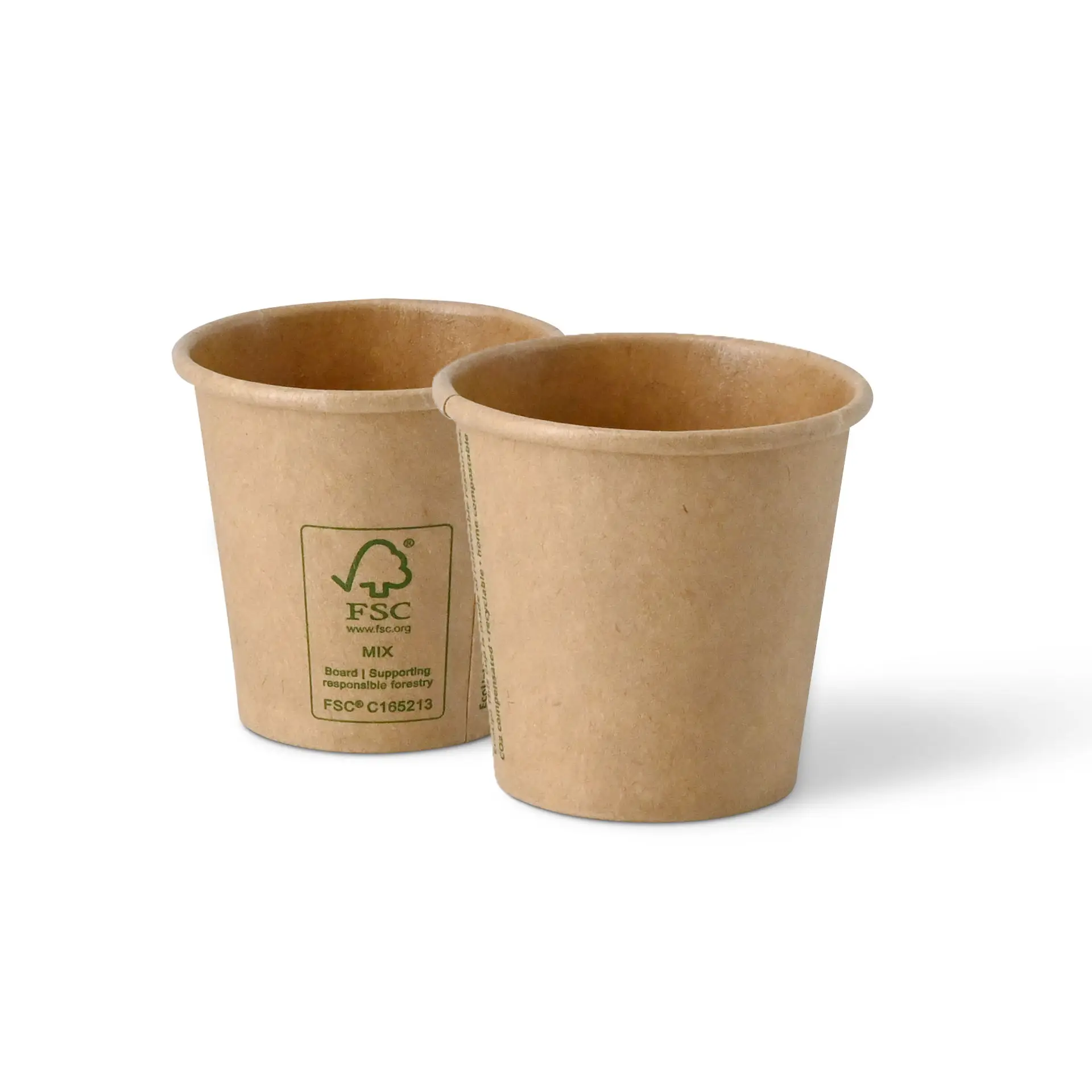 Pappbecher 50 ml / 2 oz, Ø 50 mm, braun