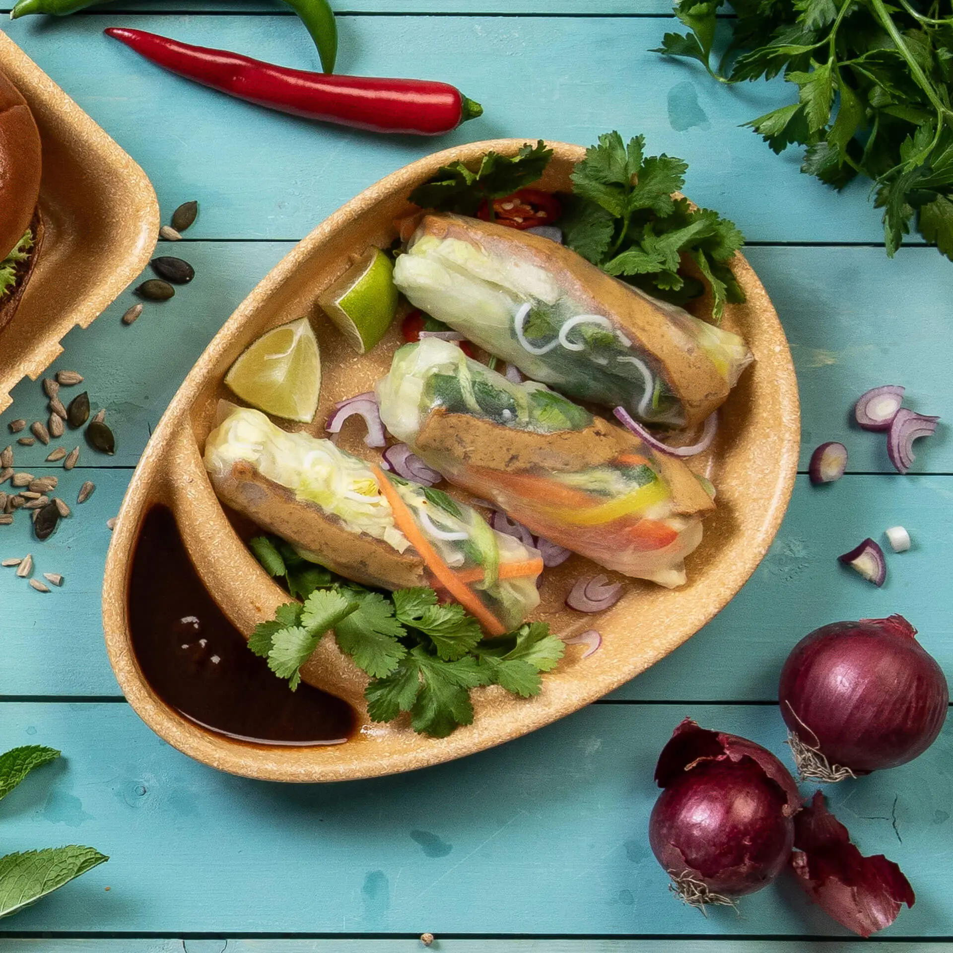 dfc008471-mehrweg-menueteller-merways-plate-275-x-20-x-35-cm-2-kammern-tropfenfoermig-karamell-braun-7