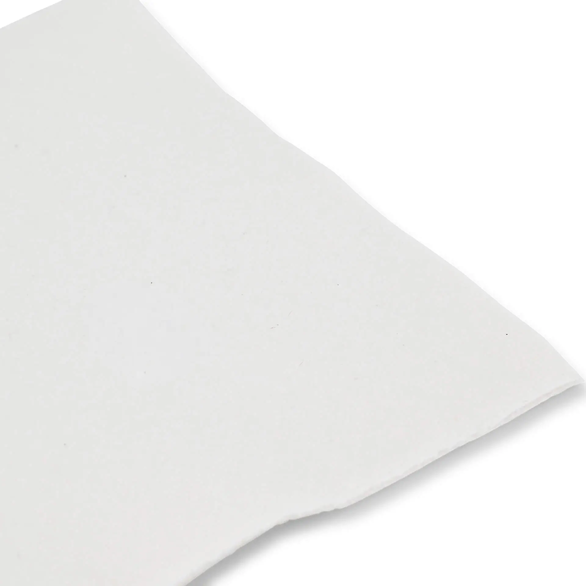 Kwadratowa biała serwetka koktajlowa z recyklingowanego papieru, z symbolem recyklingu i tekstem.