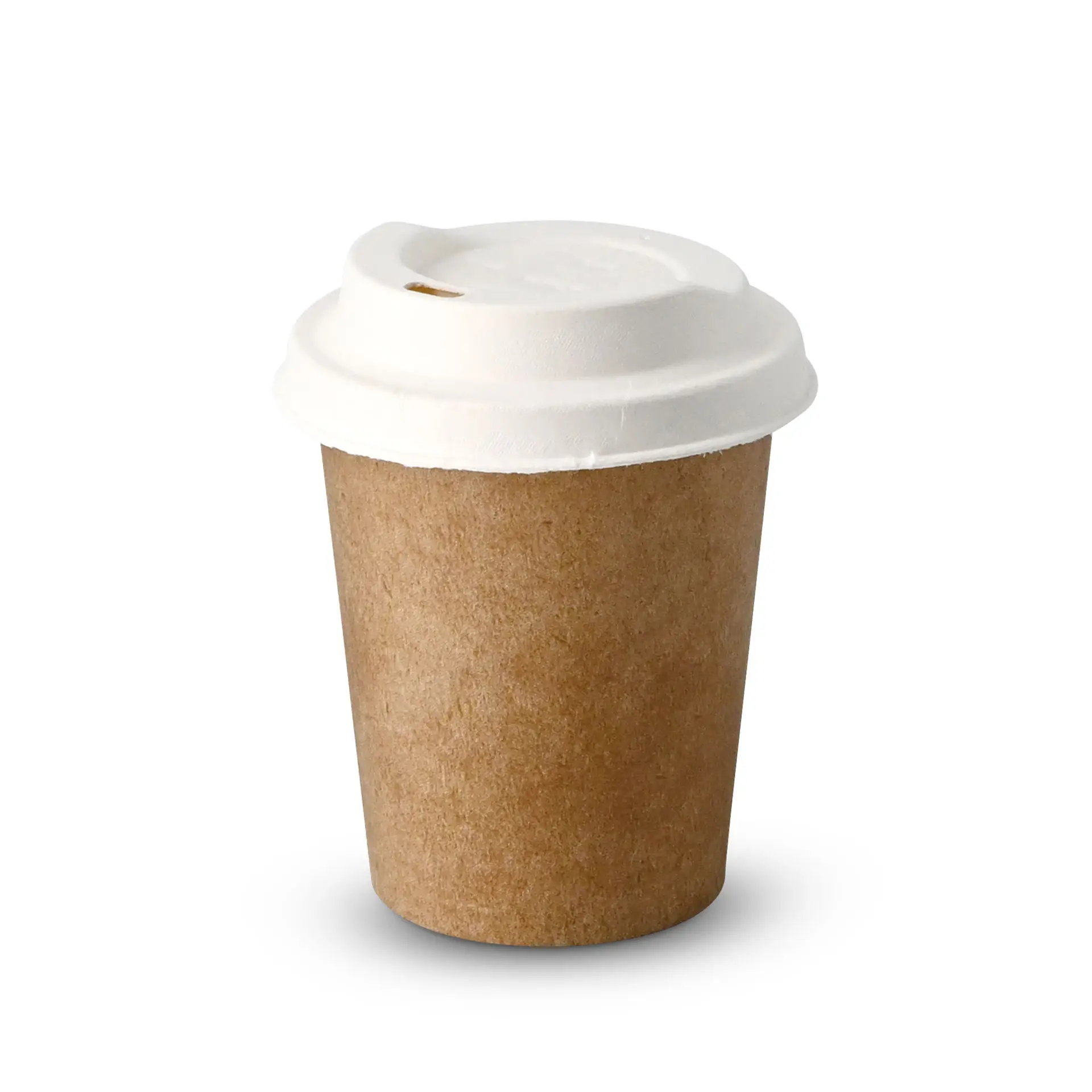 Papp-Deckel Ø 80 mm, weiß, Trinköffnung