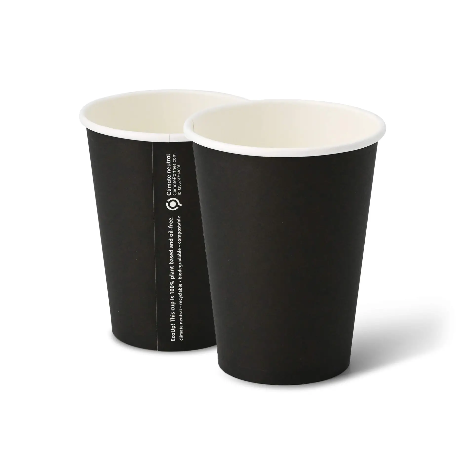 Pappbecher 300 ml / 12 oz, Ø 90 mm, schwarz