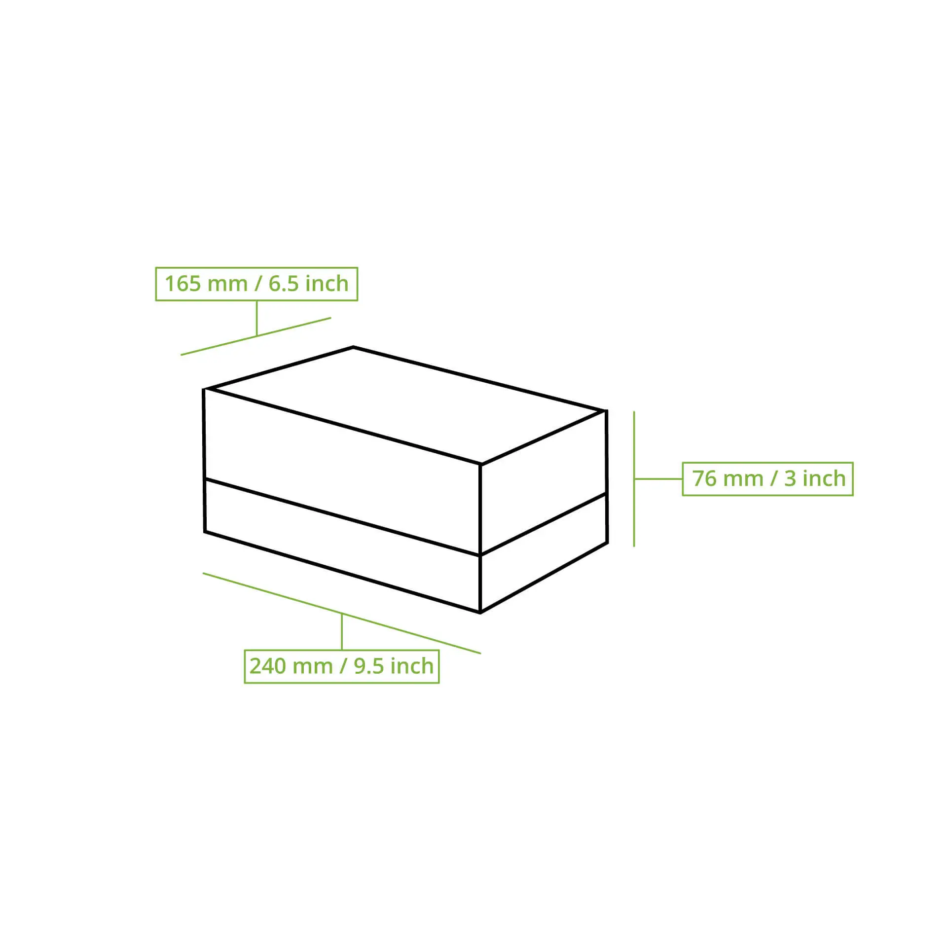 Cupcake Boxen (6er), Zellulose-Fenster, weiß