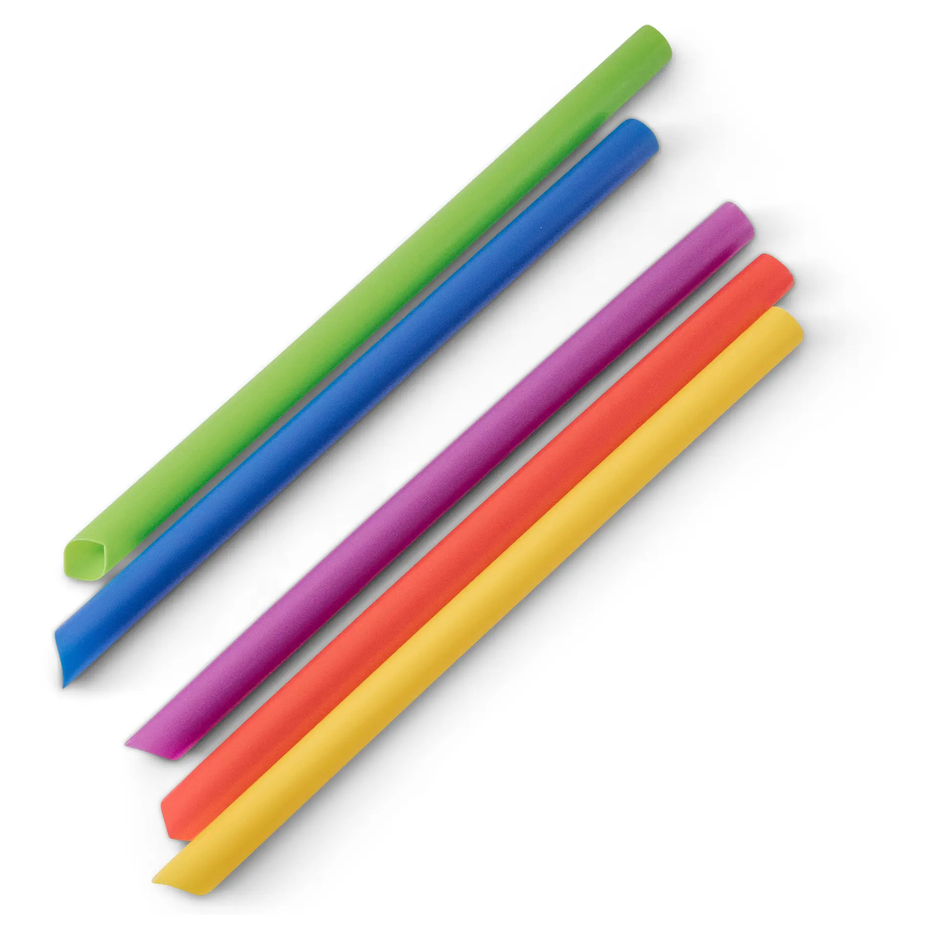 Bubble Tea Strohhalme 20 cm, Ø 1,2 cm, bunt, wiederverwendbar