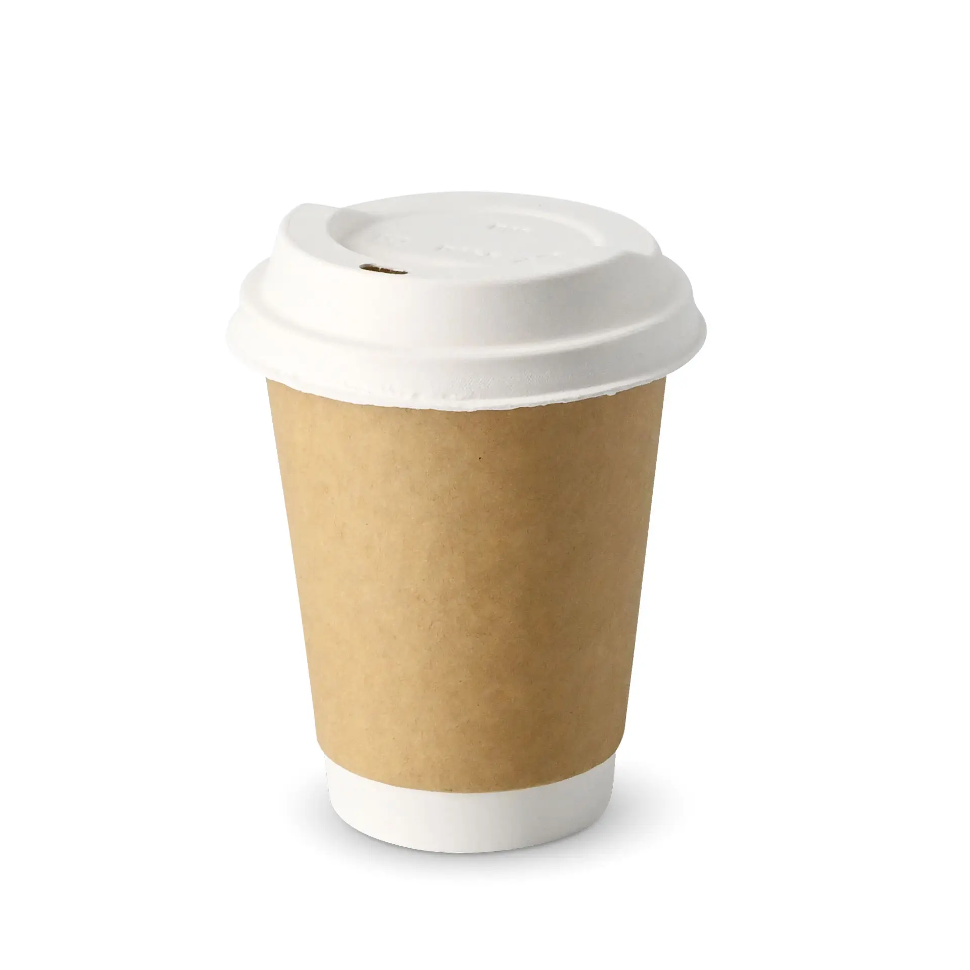 Papp-Deckel Ø 90 mm, weiß, Trinköffnung