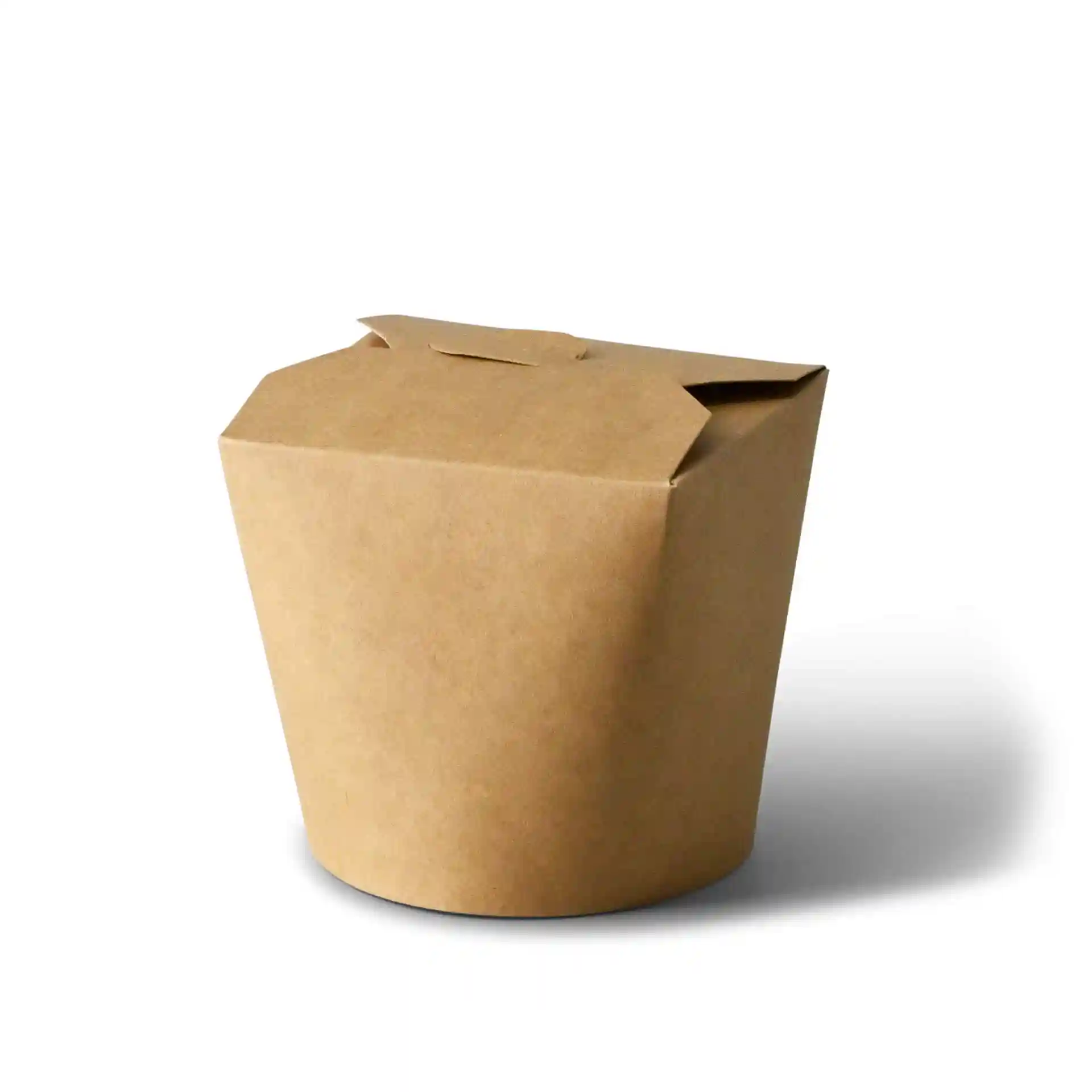 Brąska pudełko na makaron z powlekanego kartonu, pojemność 650 ml, prostokątny kształt bez okna.