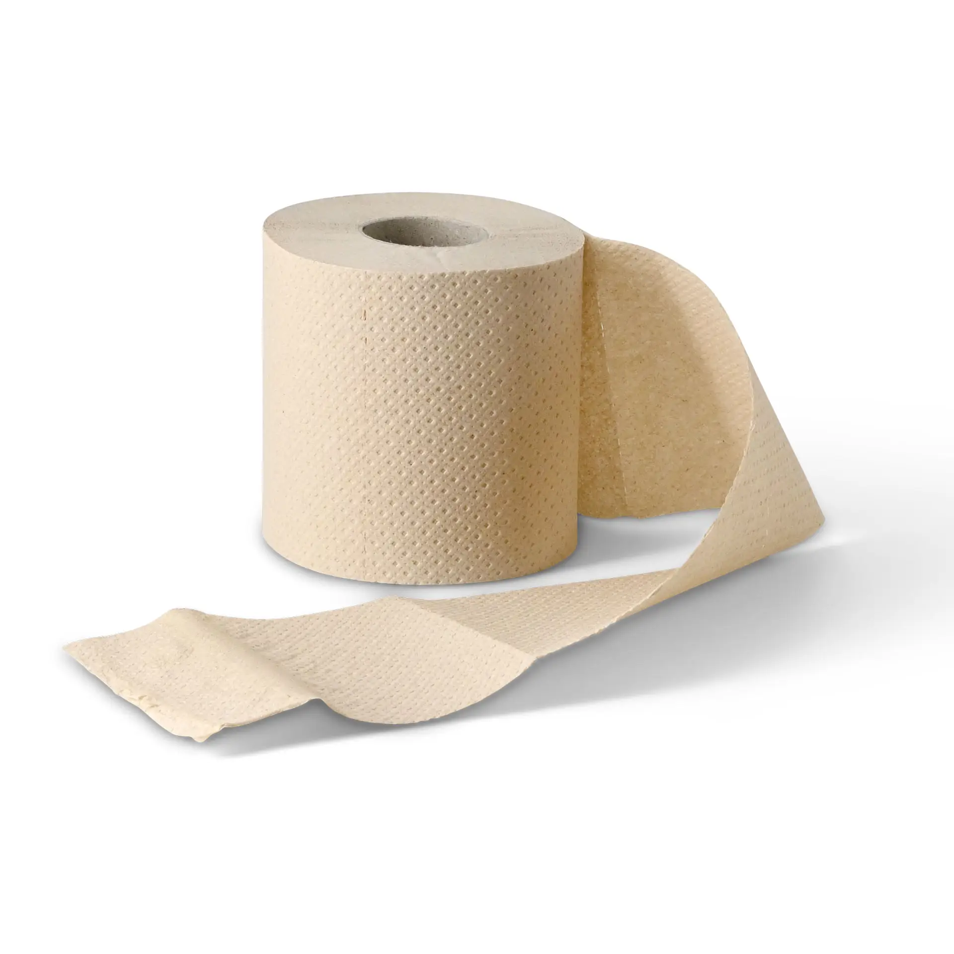 Toilettenpapier aus Recyclingpapier, 2-lagig, 300 Blatt, braun