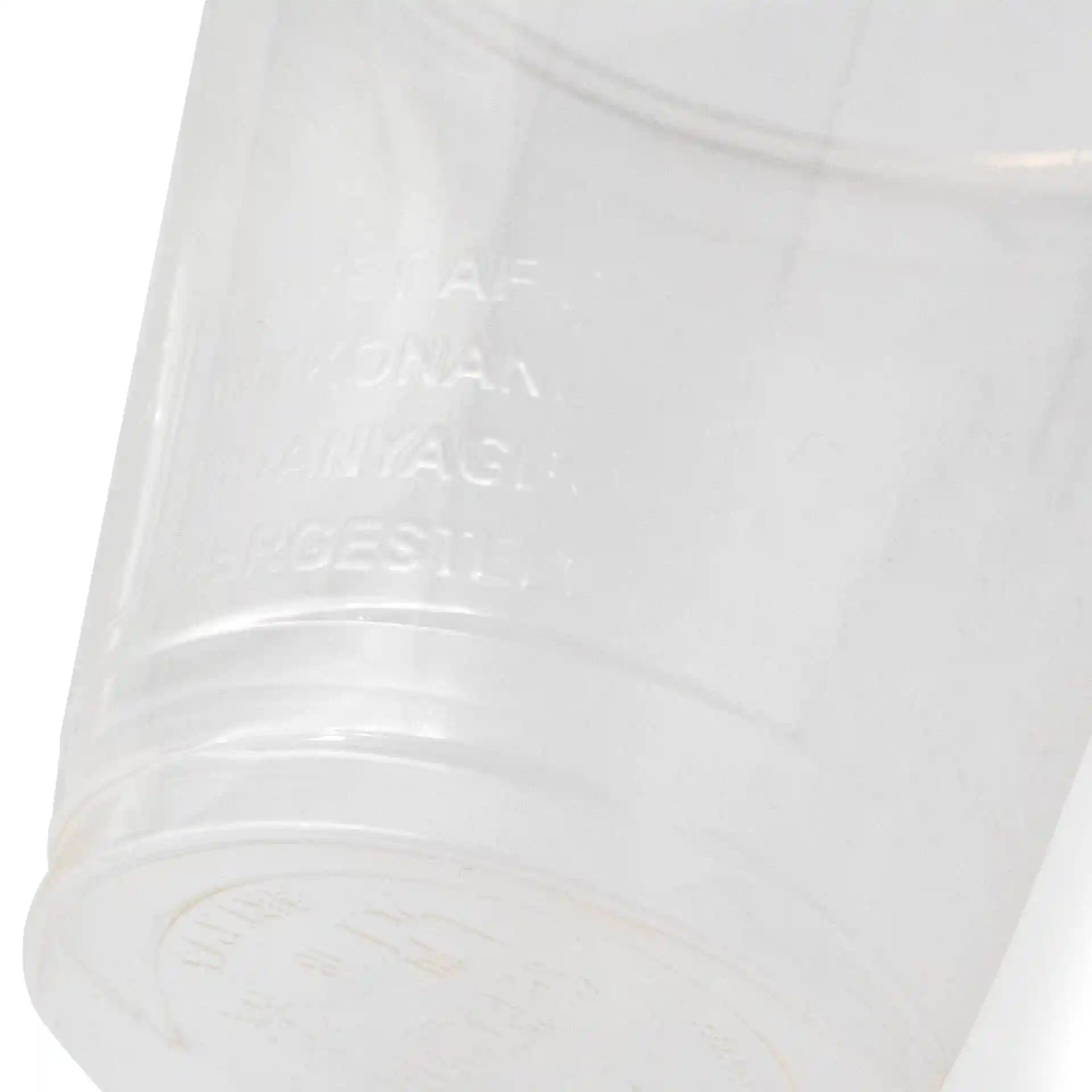 Przezroczysty kubek 12 oz z PLA, o średnicy 95 mm i wysokości 106 mm.