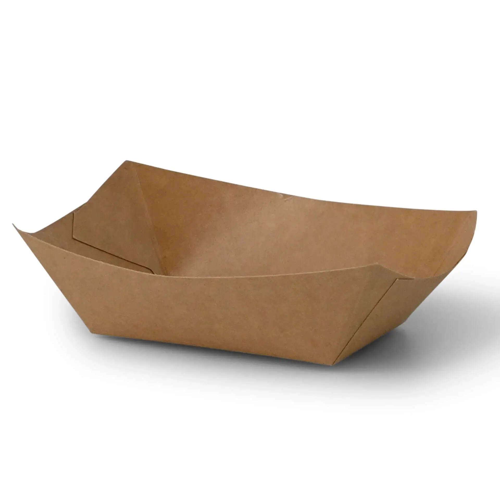 Brątray z tektury, 200 ml; przeznaczony do serwowania finger food i fast food, z powłoką na bazie wody dla trwałości.