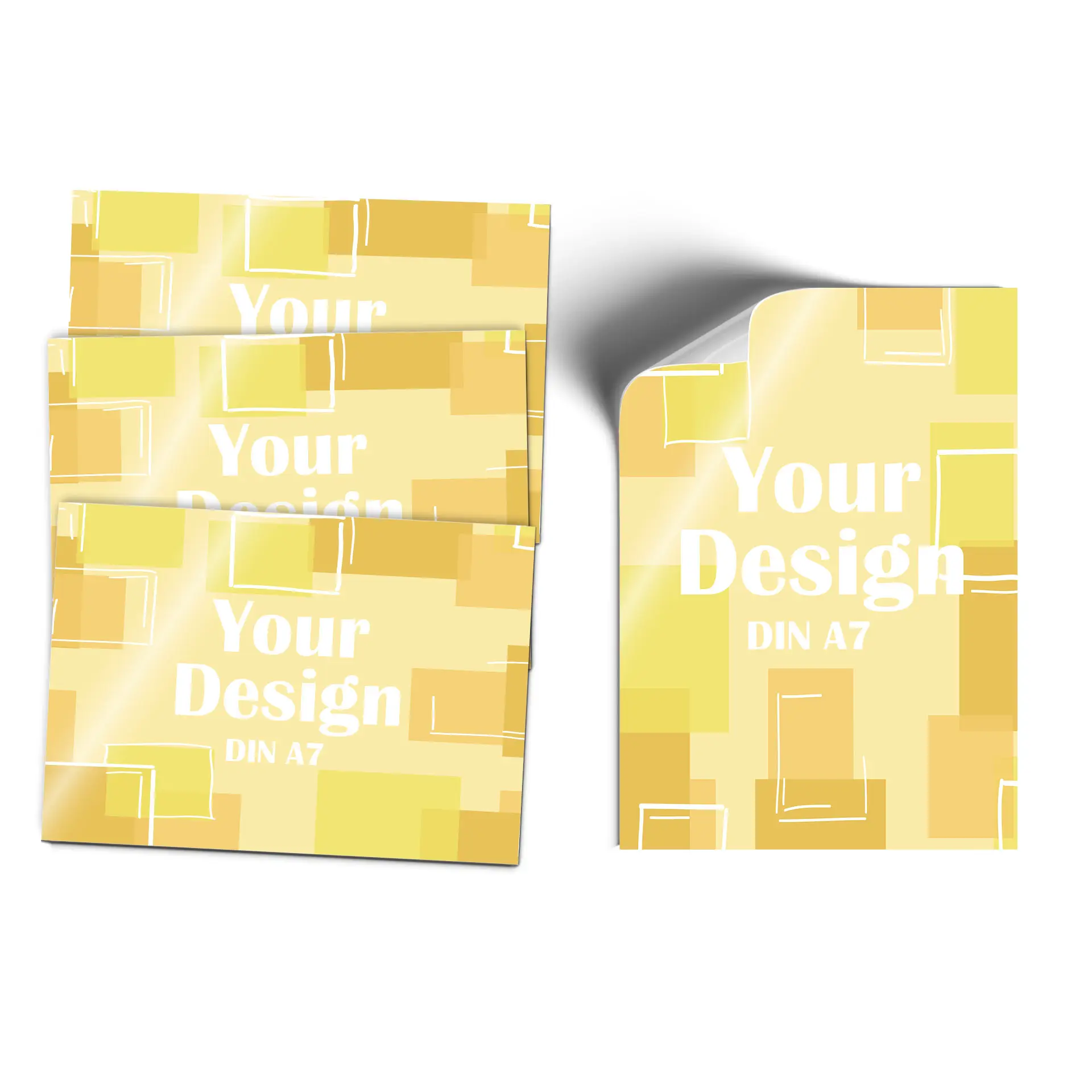 Projekt logo z białym emblematem na fioletowym tle, wymiary 105x74 mm.