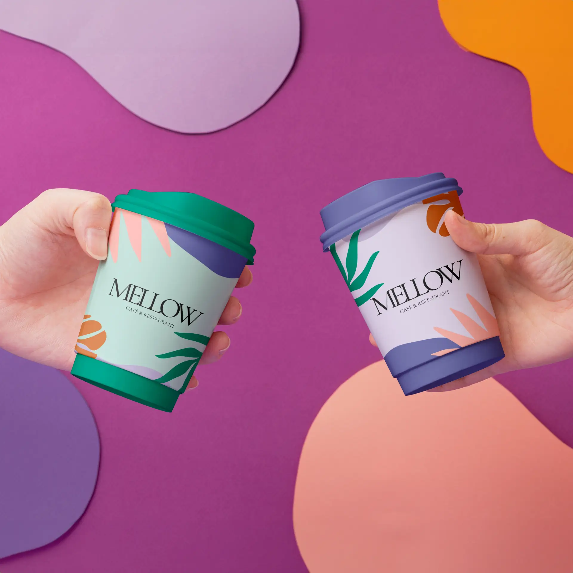 Pappbecher bedrucken (doppelwandig) 200 ml / 8 oz, doppelwandig, weiß, matt, PE-beschichtet