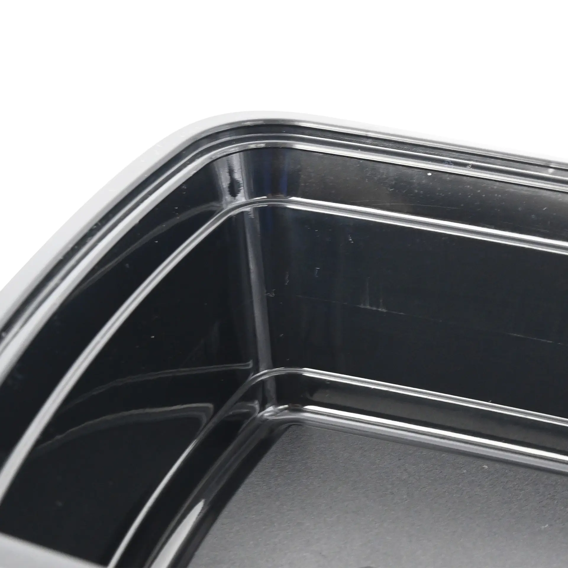 Pojemnik wielorazowy z PP 1000 ml, prostokątny, czarny