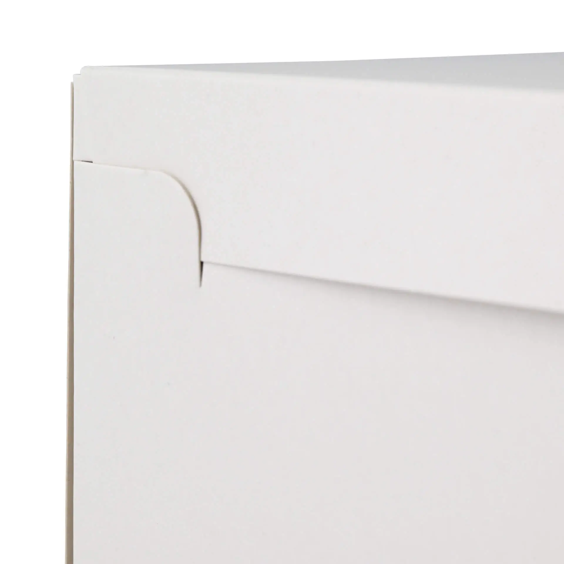 Tortenkarton M, 23 x 23 x 10 cm, weiß